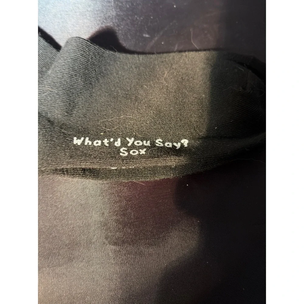 What'd You Say? Sox My Haters Are My‎ Motivators Black Novelty Crew Socks WYS-15